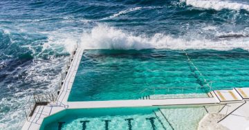 a saltwater pool