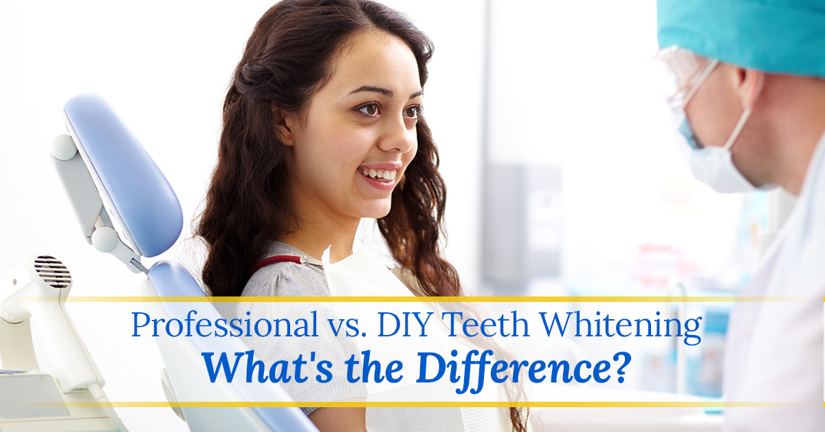 Professional vs. DIY Teeth Whitening What's the Difference? I