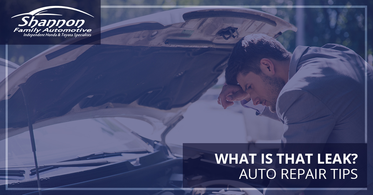 What is That Leak—Auto Repair Tips Shannon Family Automotive