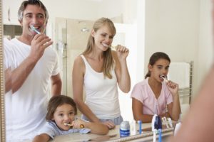 Family brushing