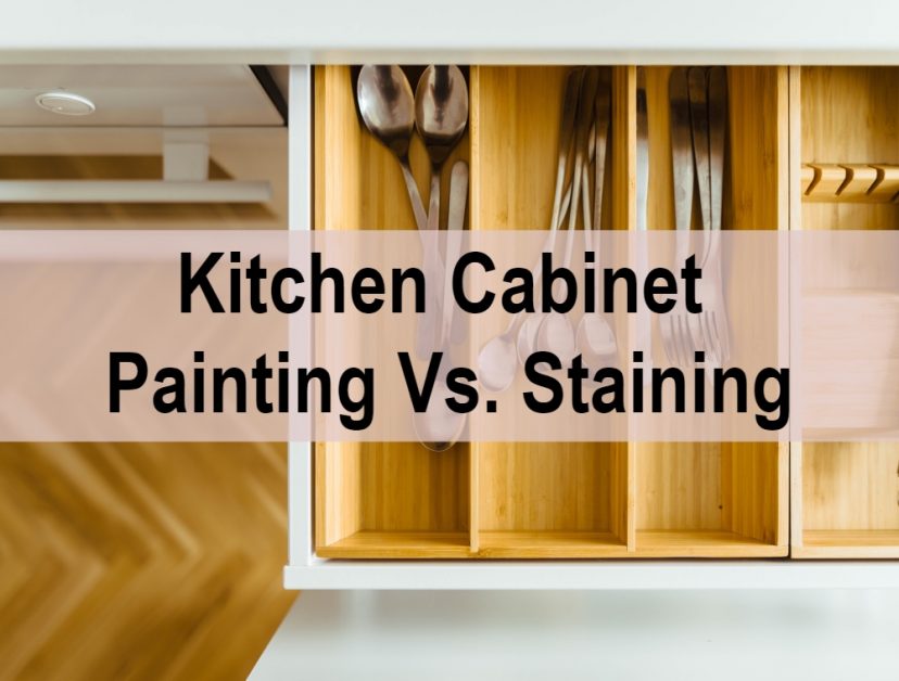 Kitchen Painting Vs. Staining in the Woodlands, Texas Area
