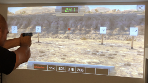 simulator laser shooting shot enforcement law training phase private location