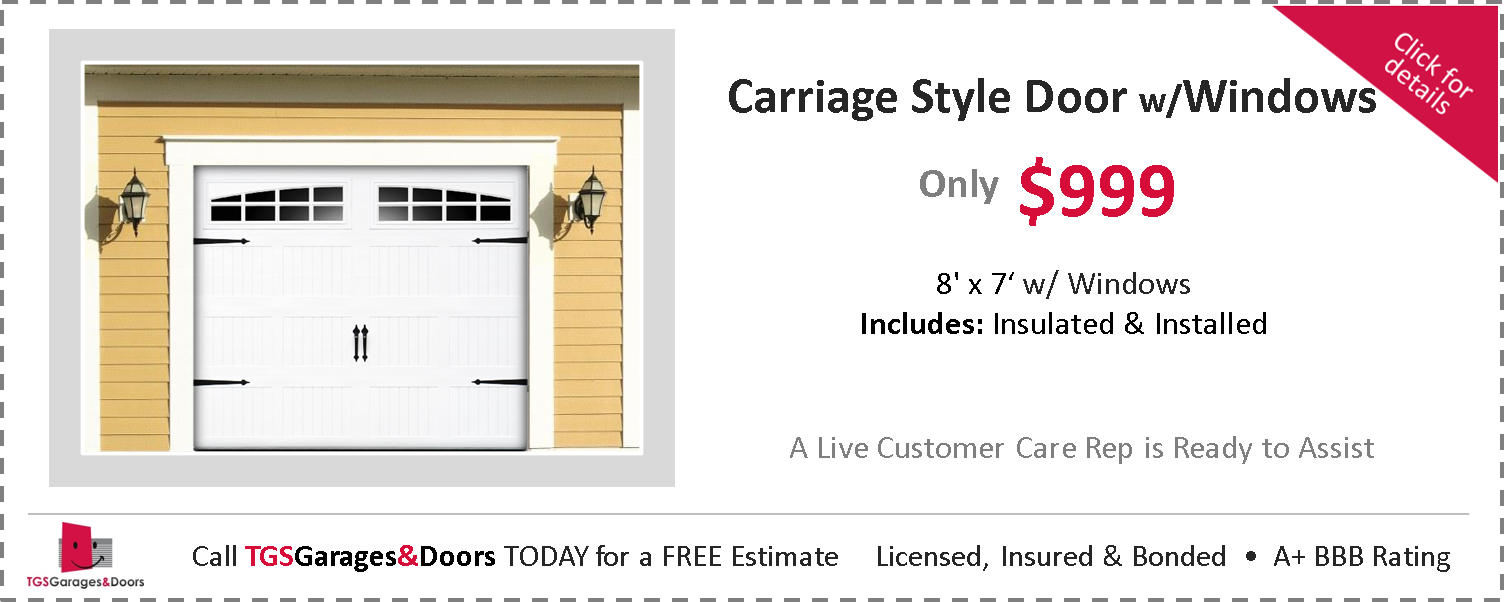 Garage Door Coupons Installations & Repairs TGS Garages & Doors