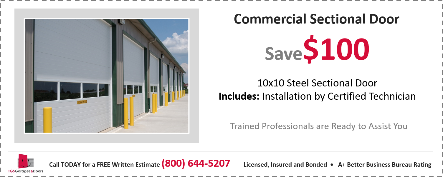 Commercial Sectional Door Coupon