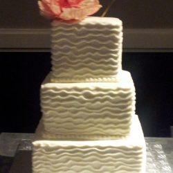 Waves of Love Wedding Cake | Specialty Wedding Cakes in DFW North Dallas Texas