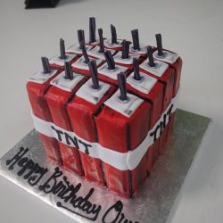 Minecraft TNT cake, Birthday cakes in Arlington texas, birthday cakes in fort worth texas, affordable cakes in Arlington, affordable cakes in dallas, birthday cakes in dallas, birthday cakes in southlake, birthday cakes in irving, birthday cakes north texas