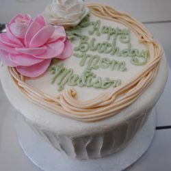 Floral and Ruffled Birthday Cake, Birthday cakes in Arlington texas, birthday cakes in fort worth texas, affordable cakes in Arlington, affordable cakes in dallas, birthday cakes in dallas, birthday cakes in southlake, birthday cakes in irving, birthday cakes north texas
