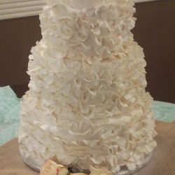 Fondant ruffles, wedding cakes arlington, wedding cakes fort worth, pearl Wedding Cakes, Stencil wedding cakes, silver wedding cakes, wedding cake ideas, frisco wedding cakes, plano birthday cakes, carrolton wedding cake bakery, grapevine wedding cake, irving wedding cakes, sugar bee sweets bakery