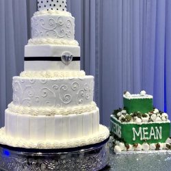 pearl Wedding Cakes, Stencil wedding cakes, silver wedding cakes, wedding cake ideas, frisco wedding cakes, plano birthday cakes, carrolton wedding cake bakery, grapevine wedding cake, irving wedding cakes, sugar bee sweets bakery