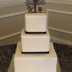 Black and White Wedding Cake, Dallas Cakes, Custom Simple Wedding Cakes, Lewisville Bakery, Southlake Bakery, pearl Wedding Cakes, Stencil wedding cakes, silver wedding cakes, wedding cake ideas, frisco wedding cakes, plano birthday cakes, carrolton wedding cake bakery, grapevine wedding cake, irving wedding cakes, sugar bee sweets bakery