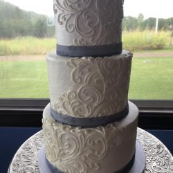 Hand Piped Cakes, Buttercream Wedding Cakes, Dallas Wedding Cakes, Southlake Wedding Cakes, Elegant Cakes