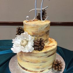 Small Birch Wedding Cake | Dallas Wedding Cakes | Arlington Wedding Bakery | Frisco Wedding Cake