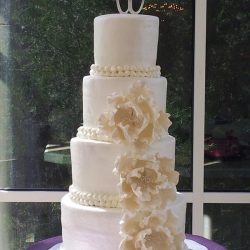 Black and White Wedding Cakes | Stencil wedding cakes, silver wedding cakes, wedding cake ideas, frisco wedding cakes, plano birthday cakes, carrolton wedding cake bakery, grapevine wedding cake, irving wedding cakes, sugar bee sweets bakery