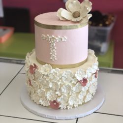 baby shower cake with flowers, cute baby shower cakes, fort worth bakery, dallas bakery, arlington bakery
