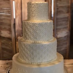 Scrolling Wedding Cake | Custom Cakes | Dallas | Fort Worth | fort worth wedding bakery, arlington wedding bakery