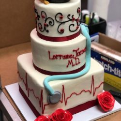 nursing cakes, dallas graduation cakes, grapevine bakery, nursing school cakes, red roses cakes, fort worth bakery