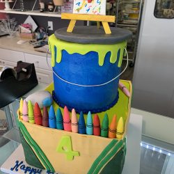 VEGAN CAKES, DAIRY FREE CAKES, CRAYON CAKE, CUSTOM BIRTHDAY CAKES
