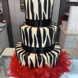zebra stripes cake | birthday cakes dallas | arlington custom cakes