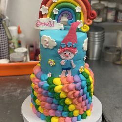 Trolls Cake | Rainbow cakes | custom cakes dallas | rainbow birthday cakes | Fort worth cakes, plano cakes, frisco bakery