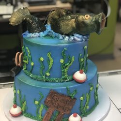 fishing cakes, custom cakes, dallas bakery, fort worth bakery, fishing cakes
