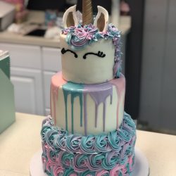 unicorn birthday cake, custom cakes dallas, dallas unicorn bakery