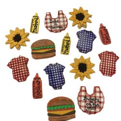 Baby shower cookies, sugar cookies, custom sugar cookies, burger cookies, ketchup bottle