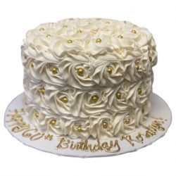 rosettes cake, buttercream cakes, custom cakes, dallas bakery, arlington bakery