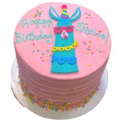 Small Pink Cakes, Gold Birthday Cakes, Quilted Birthday cakes, affordable birthday cakes, arlington bakery