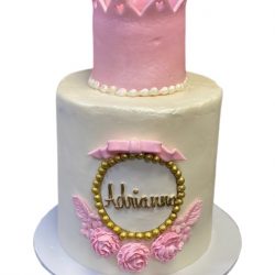 Pink birthday cakes, pink crown graduation cakes, custom cakes in dallas,