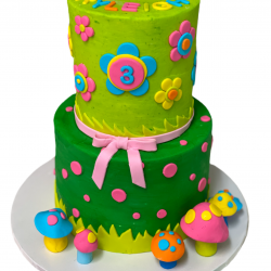 Simple Trolls Birthday Cake | Arlington Bakery, Dallas Bakery, Fort Worth Cakes, Custom Cakes, Loft22 Cakes, SweetThingsDFW