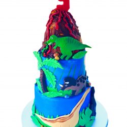 Dinosaur Birthday Cake | Dallas Bakery | Arlington Bakery | That's The Cake | Custom Cakes | Dinosaurs