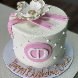 Dior Custom Birthday Cake for Girl