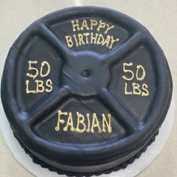 Weight Lifting Cake | 50lbs Cakes | Dallas Bakery | Fort Worth Bakery