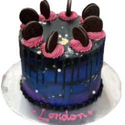 oreo cake, galaxy cake, birthday cakes, dallas bakery, arlington fort worth