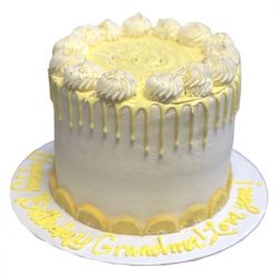 lemon birthday cake, signature lemon cake