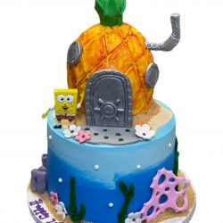 Spongebob Squarepants Birthday Cake | Custom Cakes in Dallas | Fort Worth Specialty Bakery