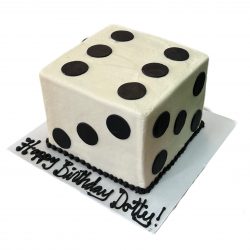 Dice custom cakes, gambling cakes, casino cakes, Dallas, Fort Worth