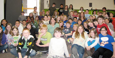 Joan Hartel Cabral, Founder and President of Vantel Pearls is in the blue in the middle right. Click picture for larger image.