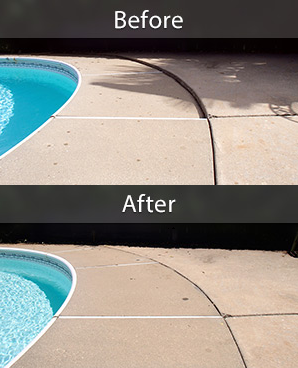 Giving sunken concrete a lift. Expanding foam beneath a settled pool deck will raise the concrete back to proper level and also strengthen the soil so that the problem won’t recur.