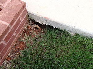 Soil washout can result in empty space beneath your concrete slab, unable to support it. This can lead to cracks and sinking over time.