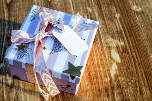 wrapped gift box