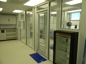 Clean room facilities ensure safety.