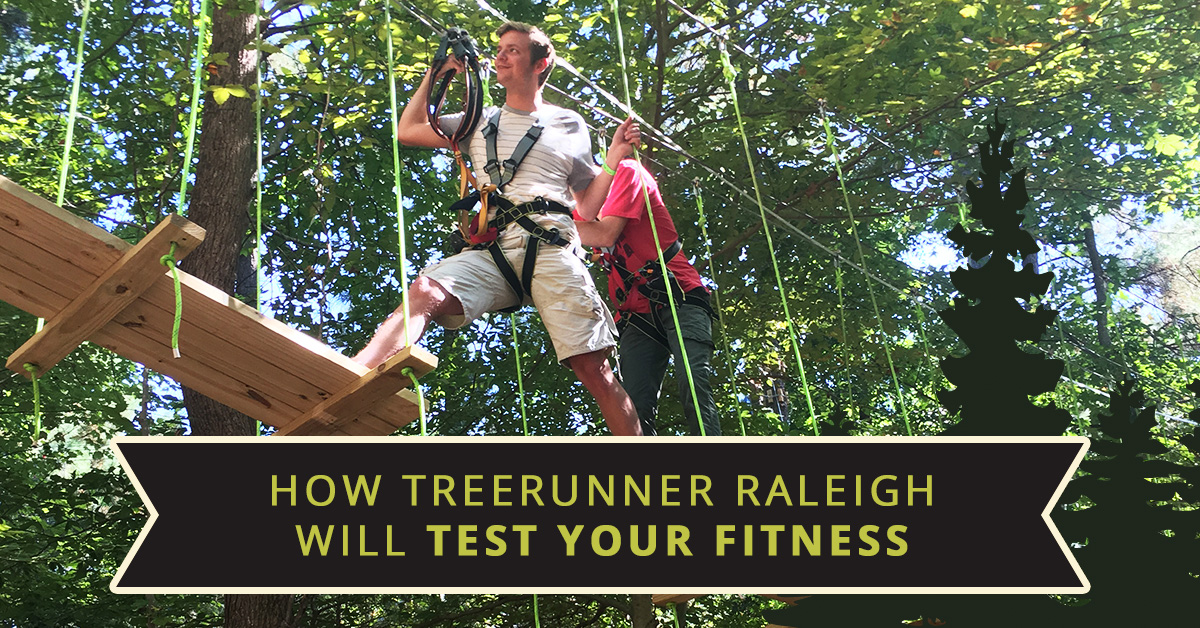 Test Your Fitness Obstacle Course I TreeRunner Raleigh