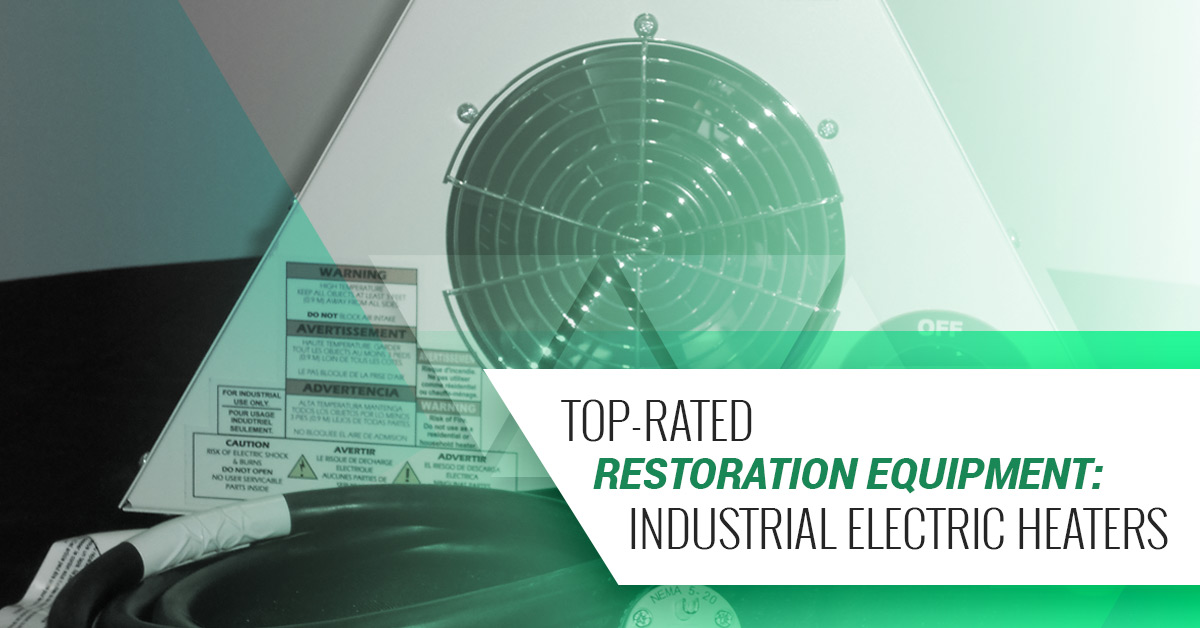Industrial Electric Heaters The Key To Water Damage Restoration