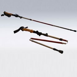 Sporting goods product: hiking poles