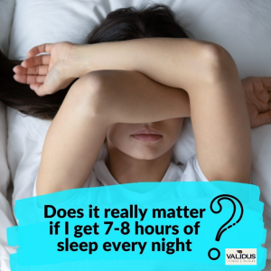 regular sleep average