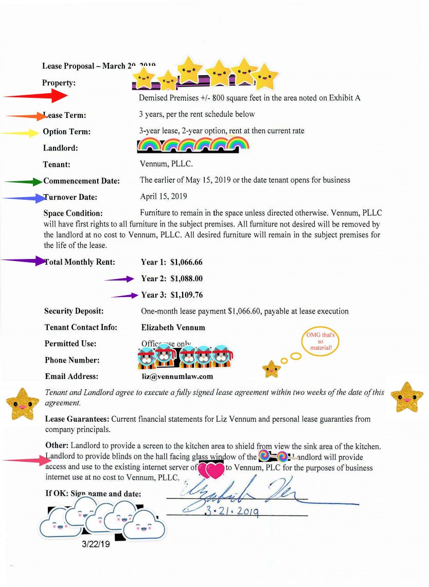 lease agreement