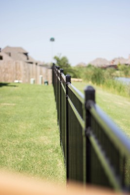 Metal fencing installation is as easy as calling the pros at VanHoose!