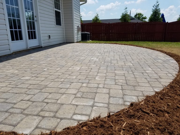 Back Patio Created in Mills River