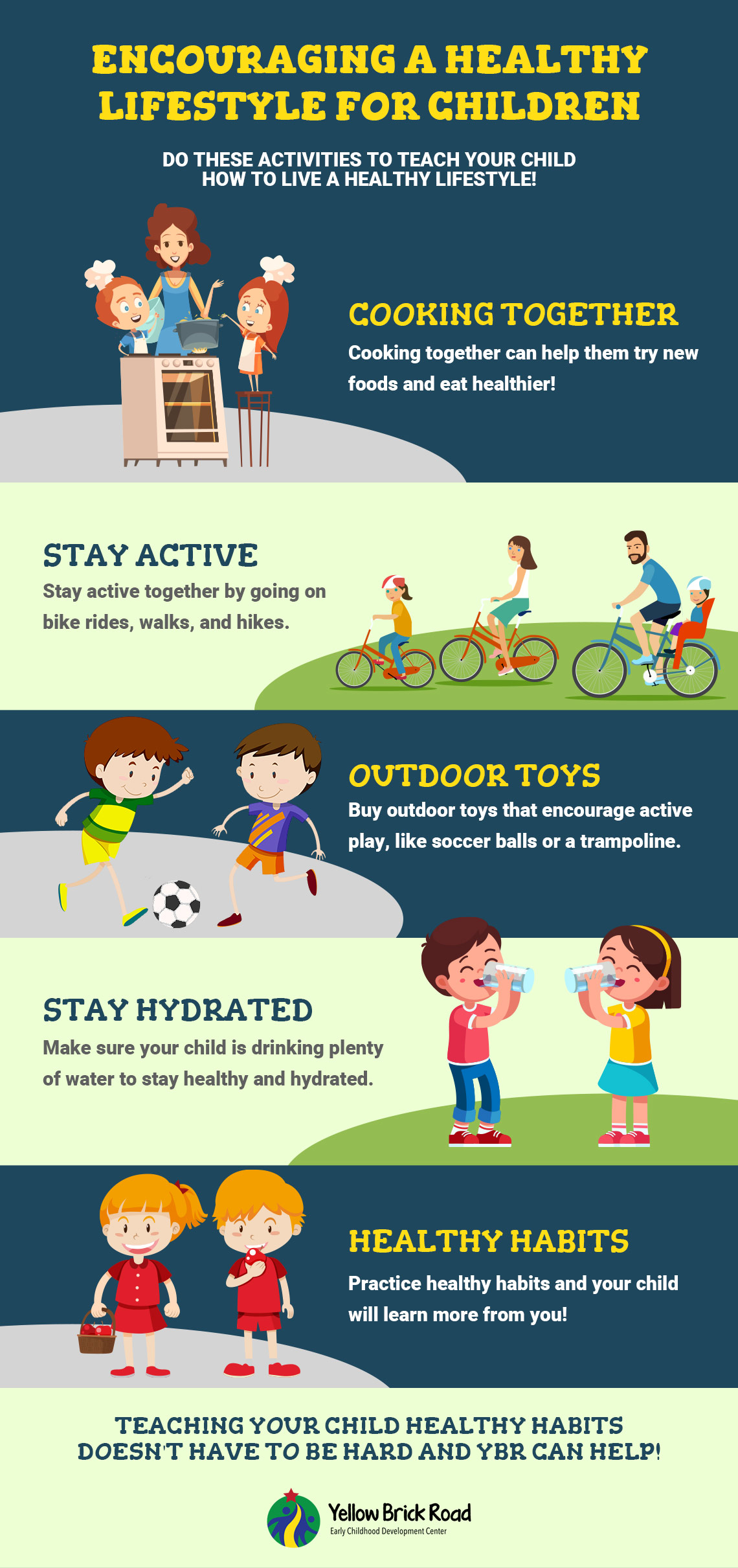 Activities that Encourage a Healthy Lifestyle - Yellow Brick Road